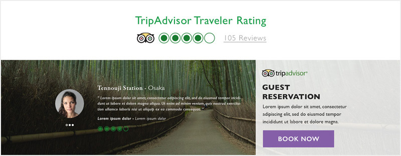 APA Hotels Japan Website TripAdvisor integration