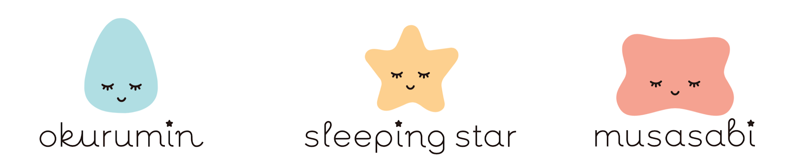 Humble Bunny case study for Sleeping Baby Japan project e-commerce and brand development custom product logos