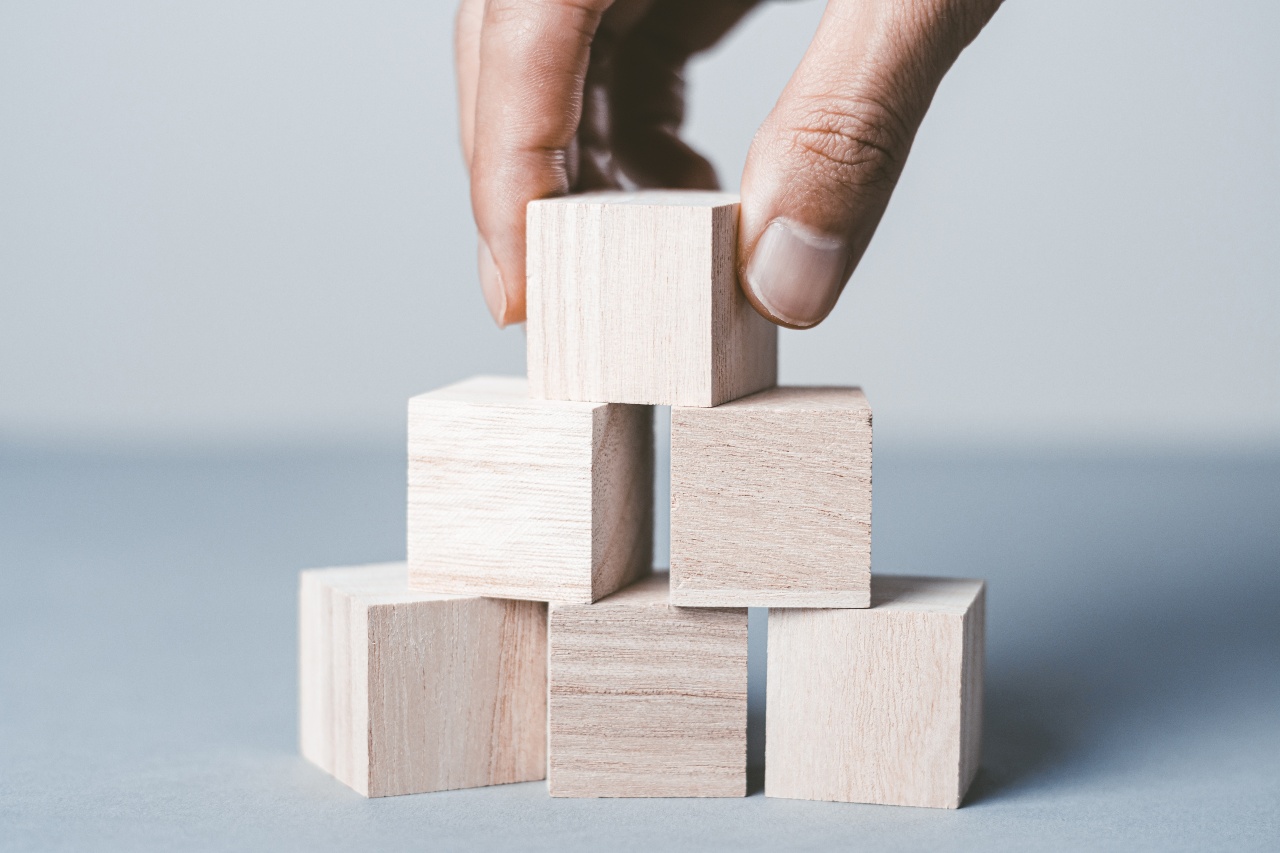Building blocks symbolise hierarchy in Japanese business culture