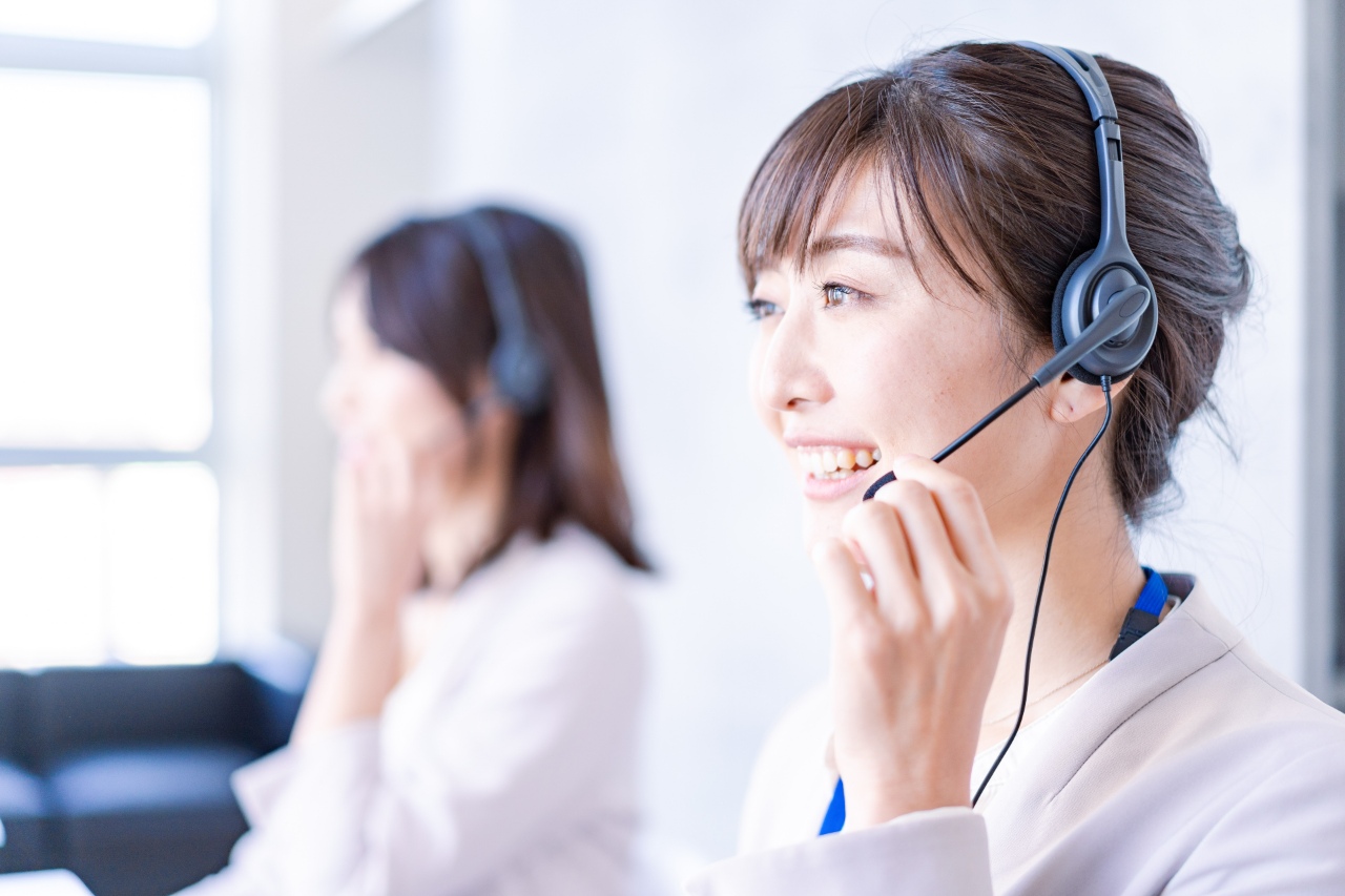 Customer service team supporting logistics in Japan