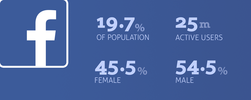 facebook in japan social media statistics population demographic percentage